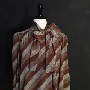 Pussy Bow Vintage Blouse